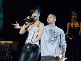 Rihanna and Chris Brown